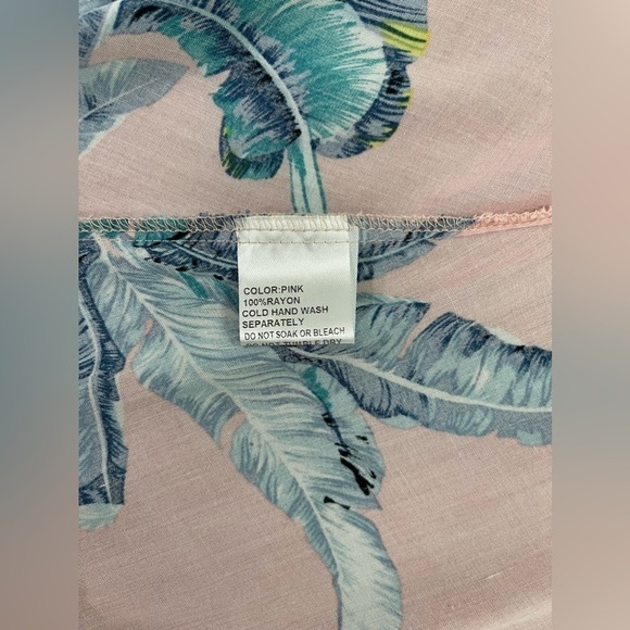 Anthropologie XIX Palm Tulum Wrap Dress - Picture 9 of 11